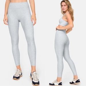 Outdoor Voices Light Gray High-Rise Leggings